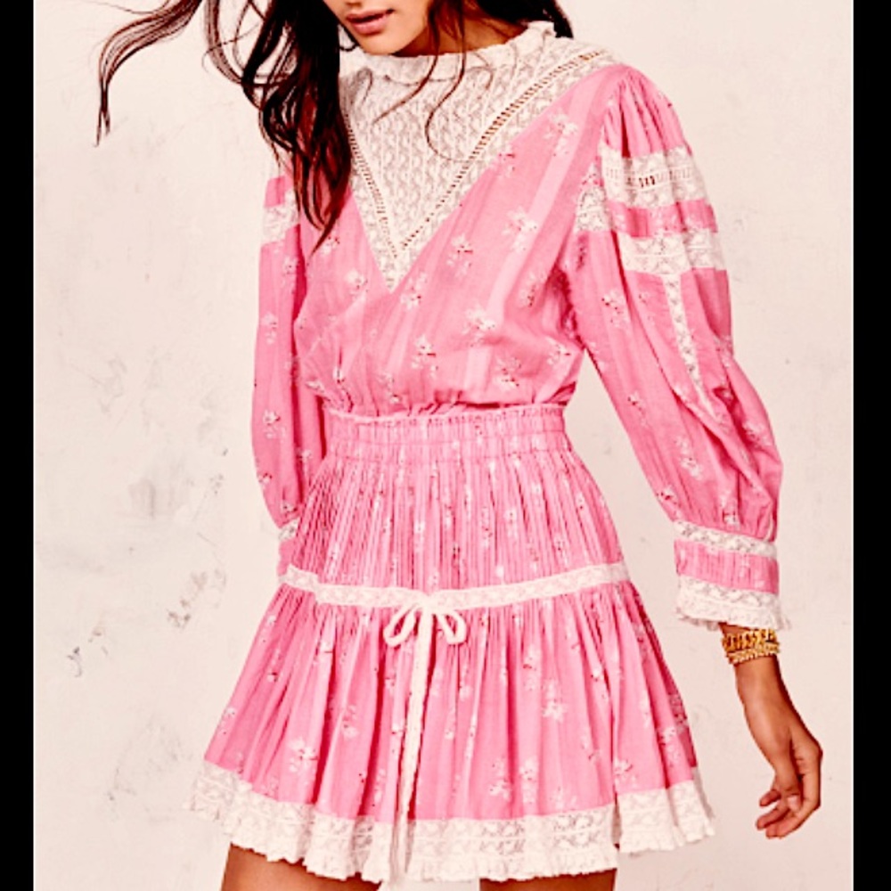 Loveshackfancy Pink Viola Dress - Picture 3 of 13